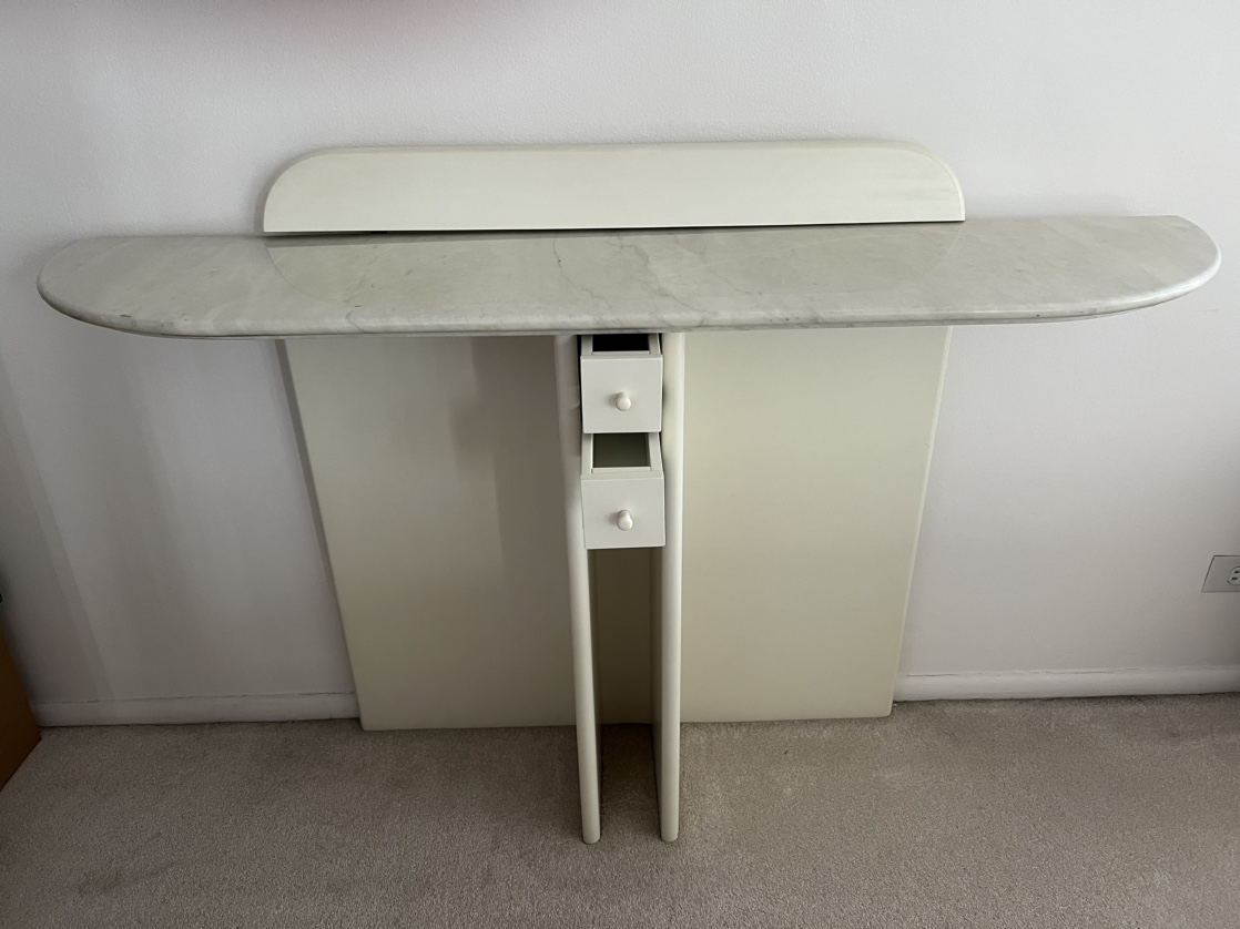 Marble Top Console Table - photo 2