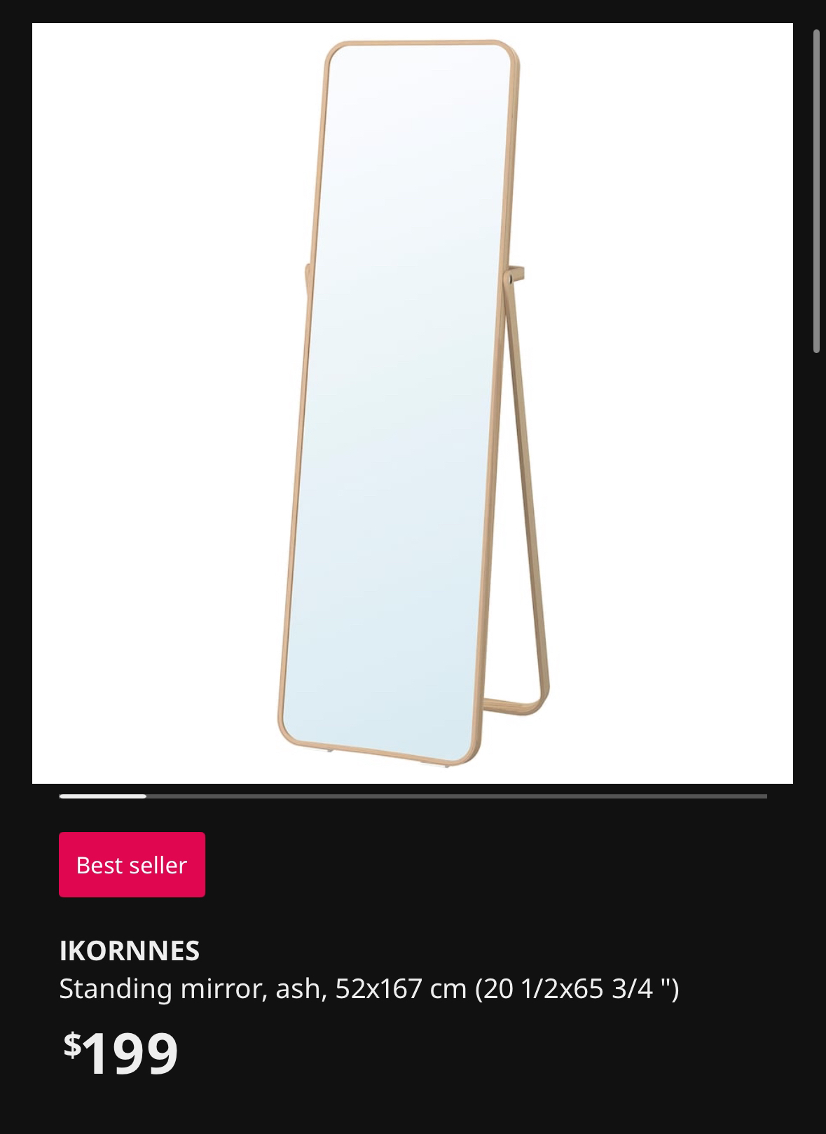 Mirror IKEA IKORNESS Moving sale image indicator(6)