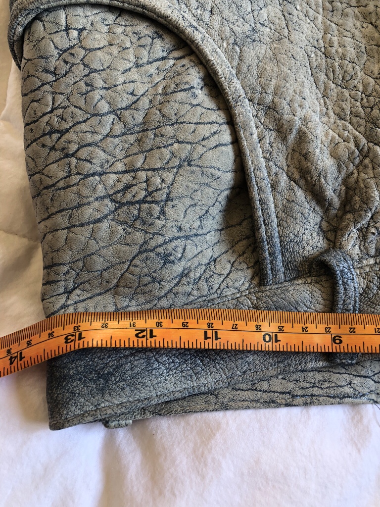 Vintage Leather Pants “Acid Wash Denim Look” made in Canada image indicator(5)