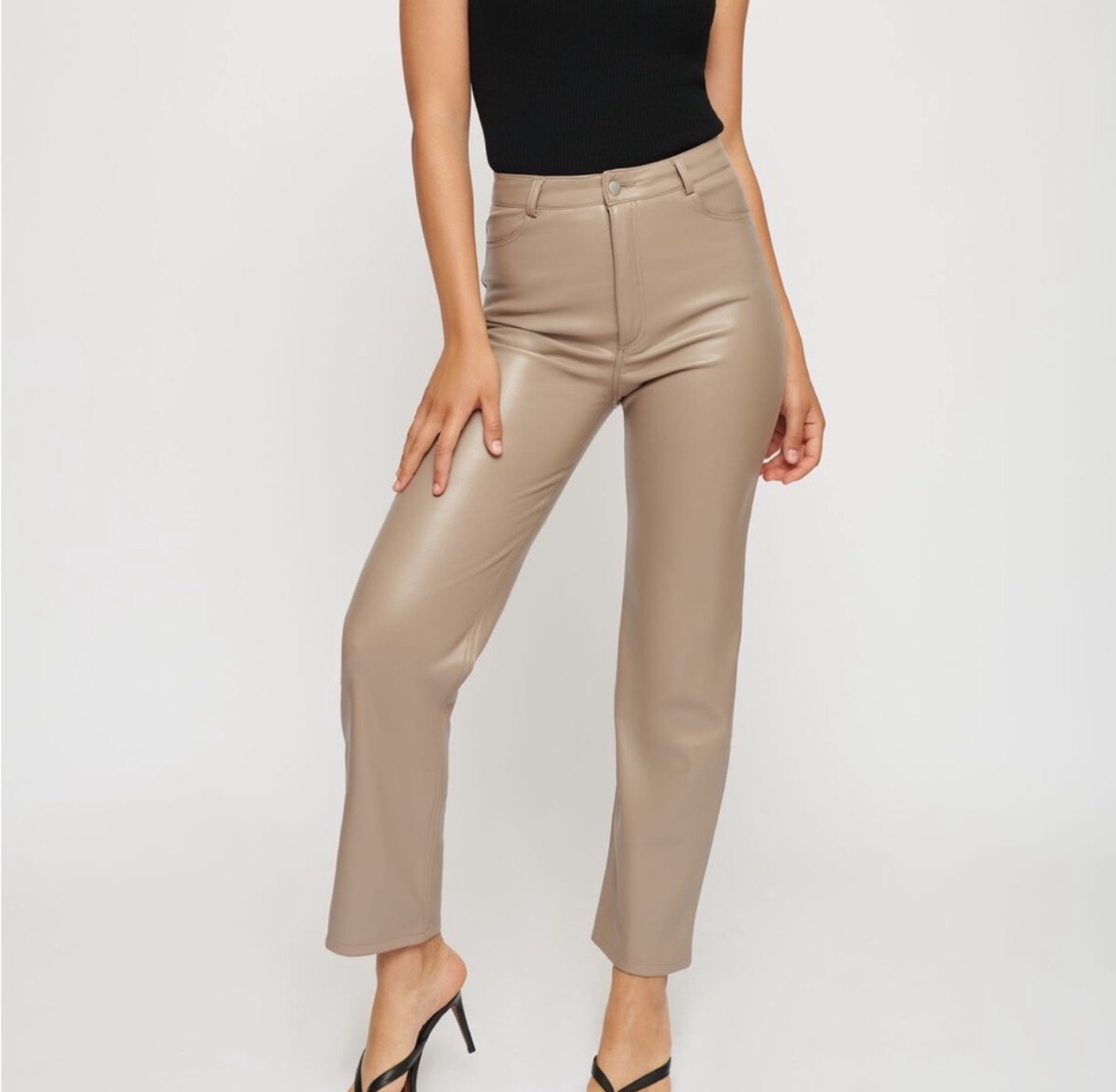 Dynamite Faux Leather Pants