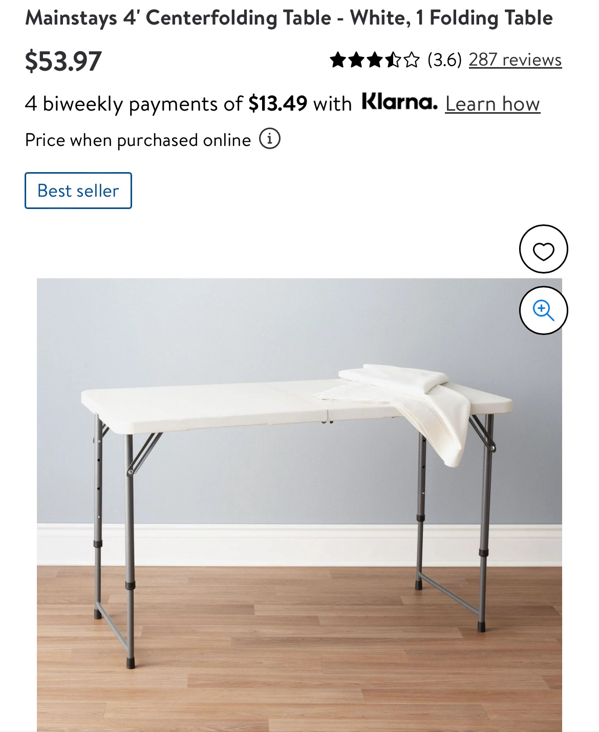 Folding table - photo 3