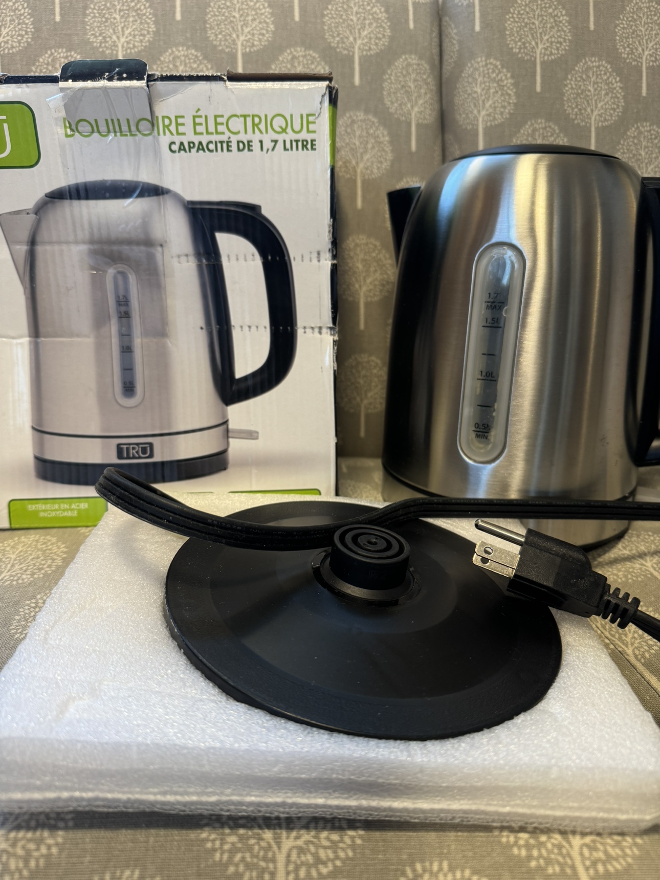 Tru 1.7L Electric Kettle