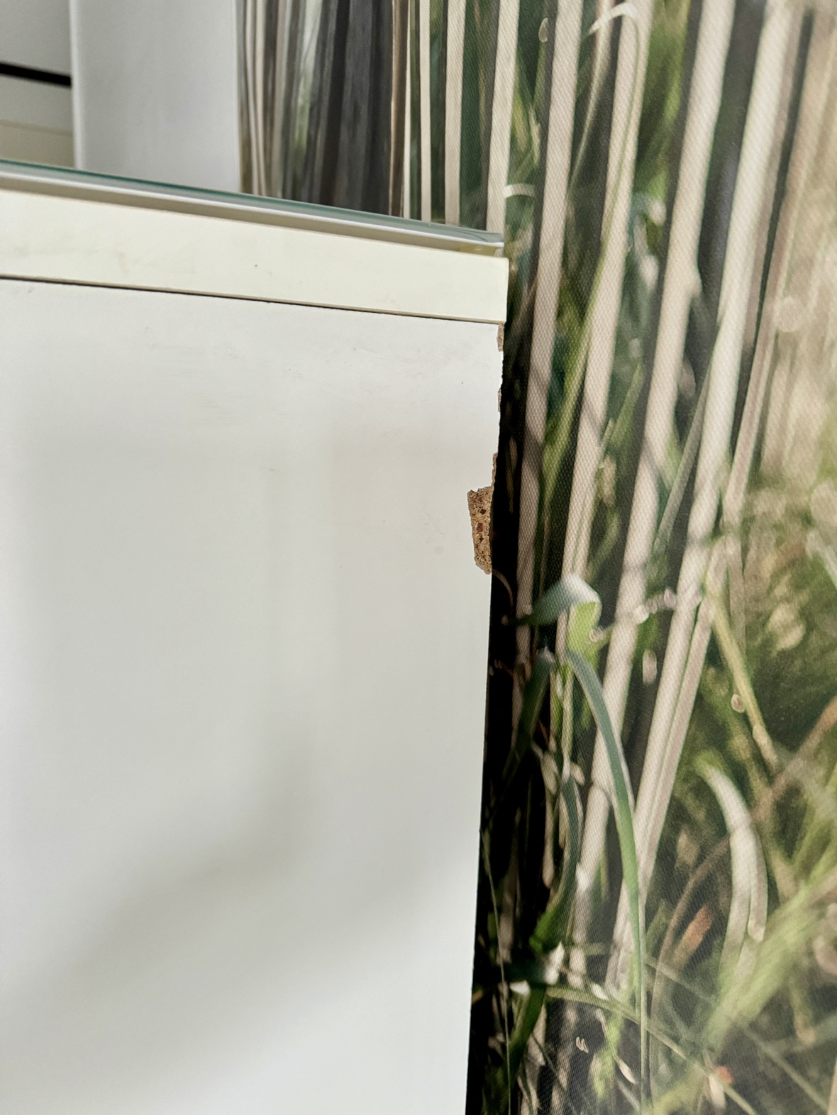 IKEA White Dresser/Drawer with Glass Top - photo 3