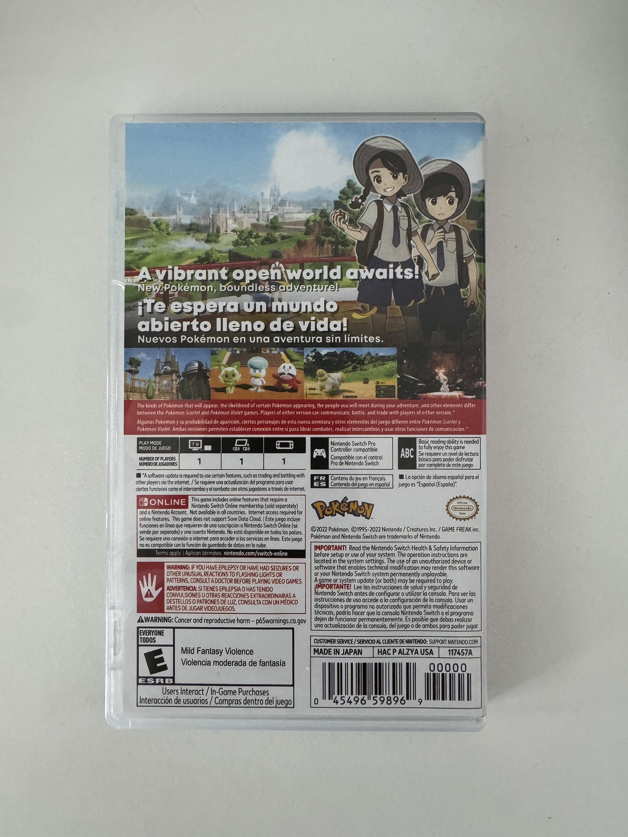 Pokemon Violet Nintendo switch game - photo 3