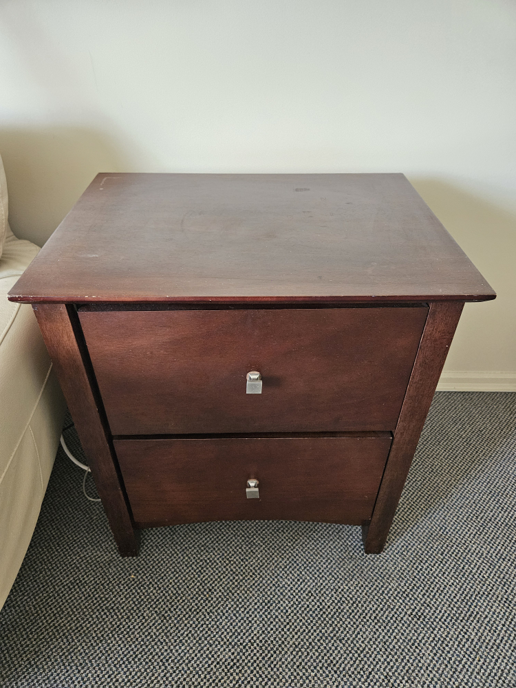 Wooden side table