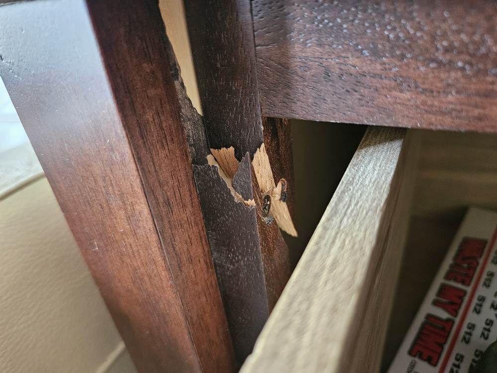 Wooden side table - photo 3