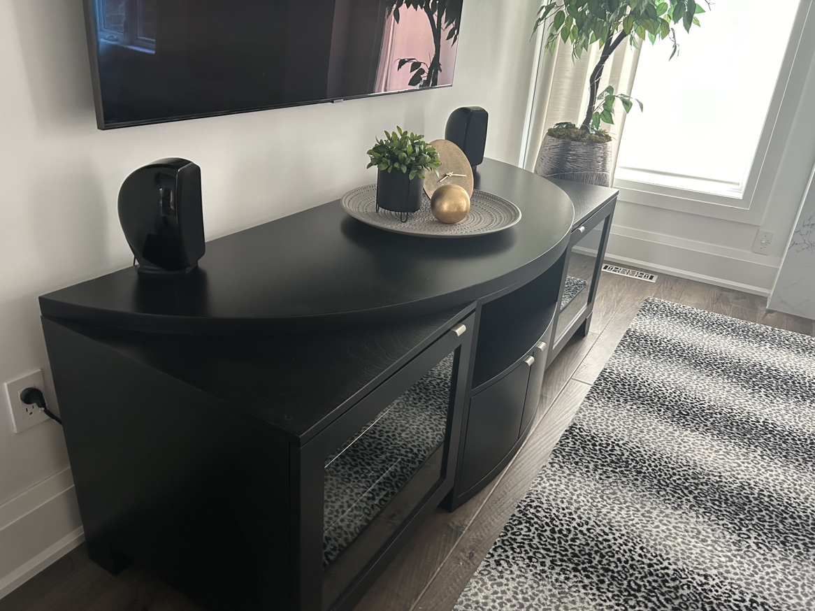 Stylish Custom Black TV/Entertainment Unit - photo 4