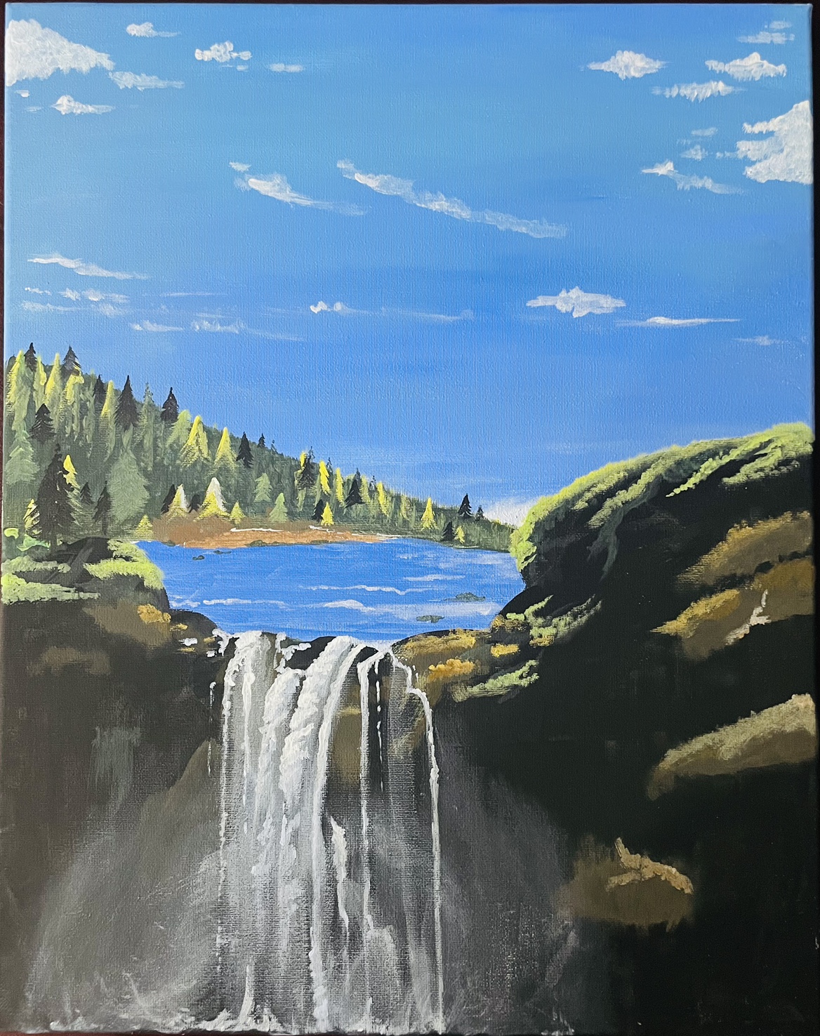 Waterfall Painting - photo 2