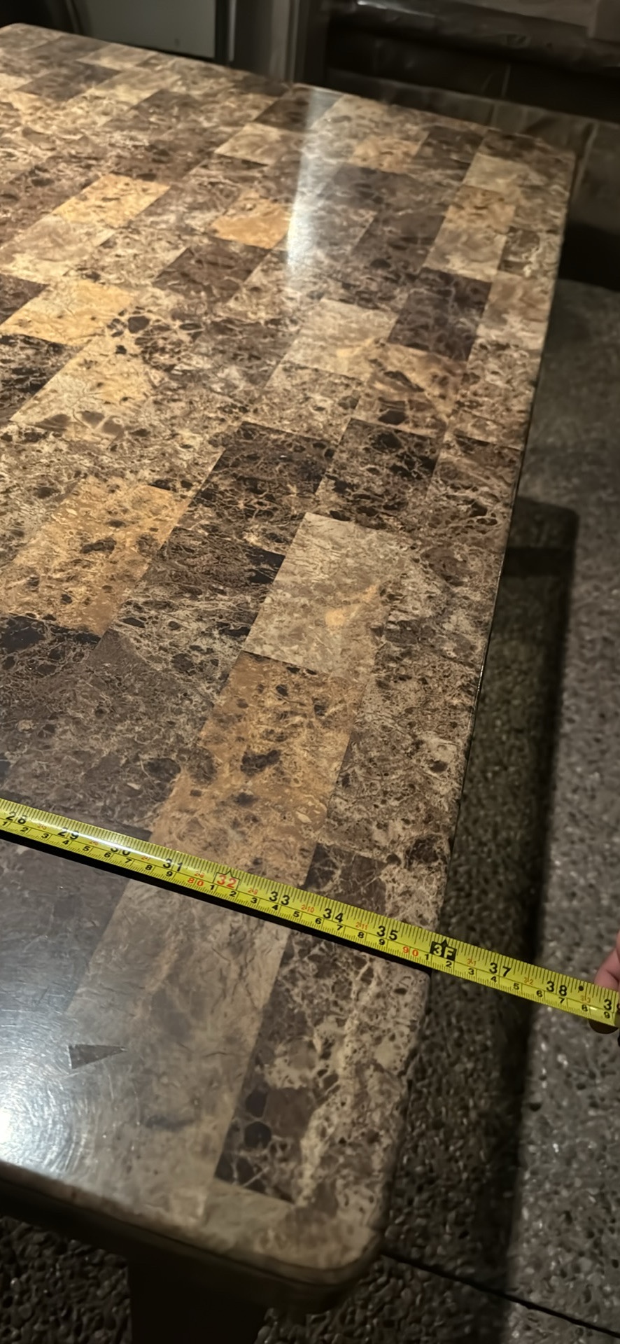 Large Marble Top Table (I can deliver for free) - photo 3