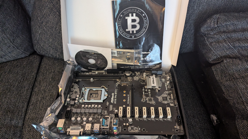 ASRock H110 Pro BTC+ Motherboard