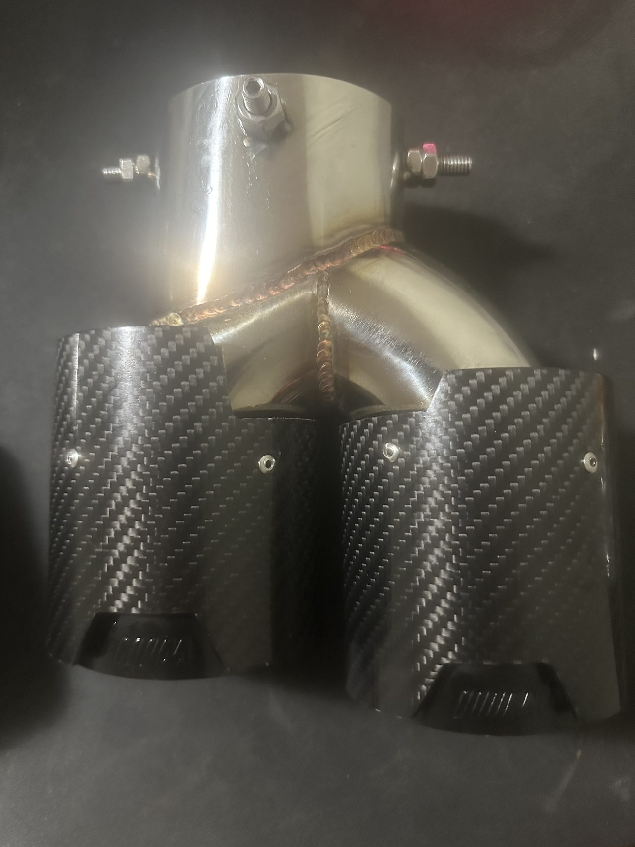 Bmw Carbon Fiber Quad Exhaust Tips - photo 2