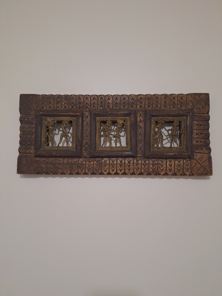 Carved Wooden Wall Hanging thumbnail