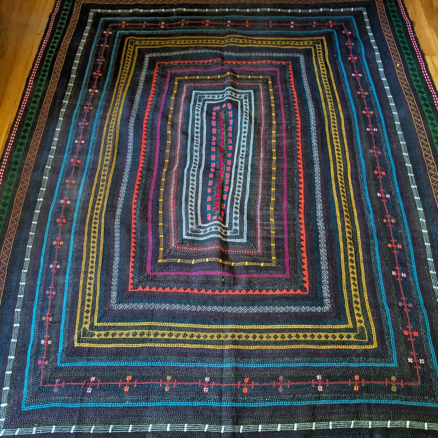 Vintage Quilt from Pakistan 80s