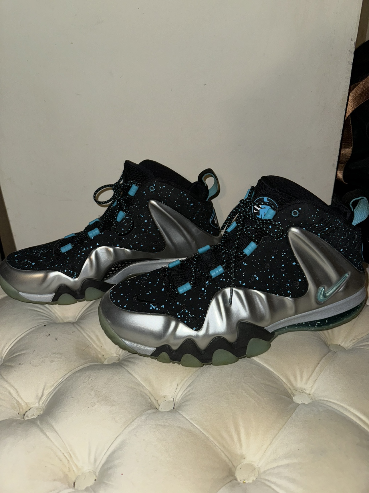 Nike Barkley Posite MaxMetallic Silver Gamma Blue - photo 2