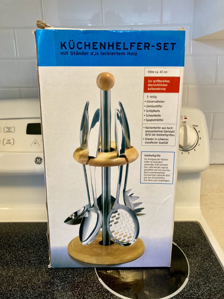 New Kuchenhelfer German 5 Piece Utensil Set with Stand - photo 4
