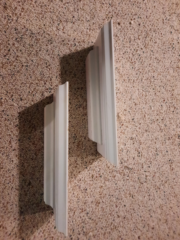 Free white wooden shelves