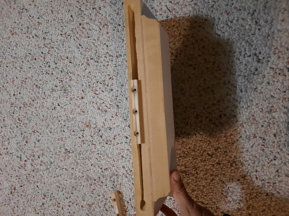 Free white wooden shelves - photo 3