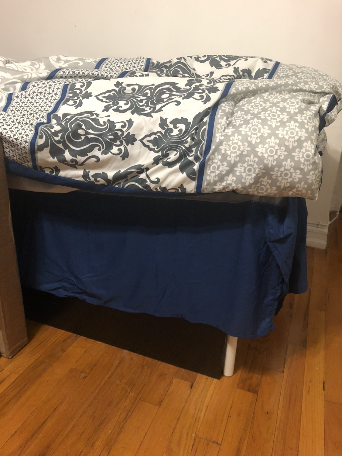 IKEA white twin bed