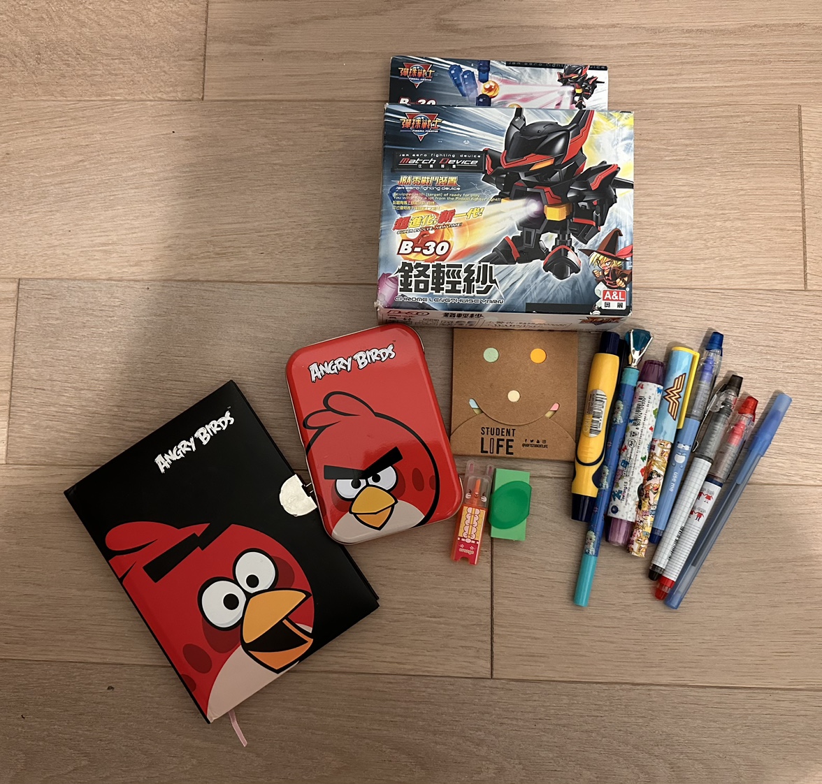 #freecycle - Angry Birds Diary and Stationery sets + Toy