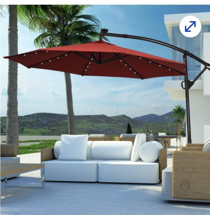 Red Patio Umbrella
