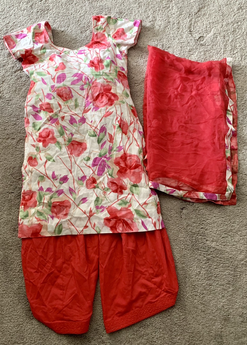 Floral Patiala Salwar Kameez