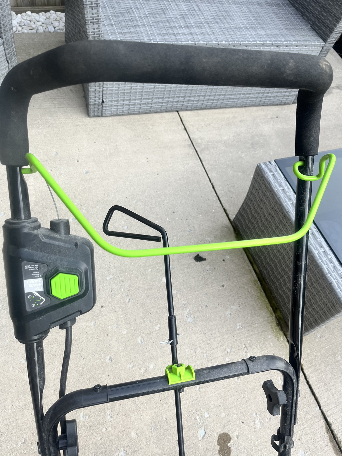 Greenworks pro 20” 60 volt snowblower - photo 2