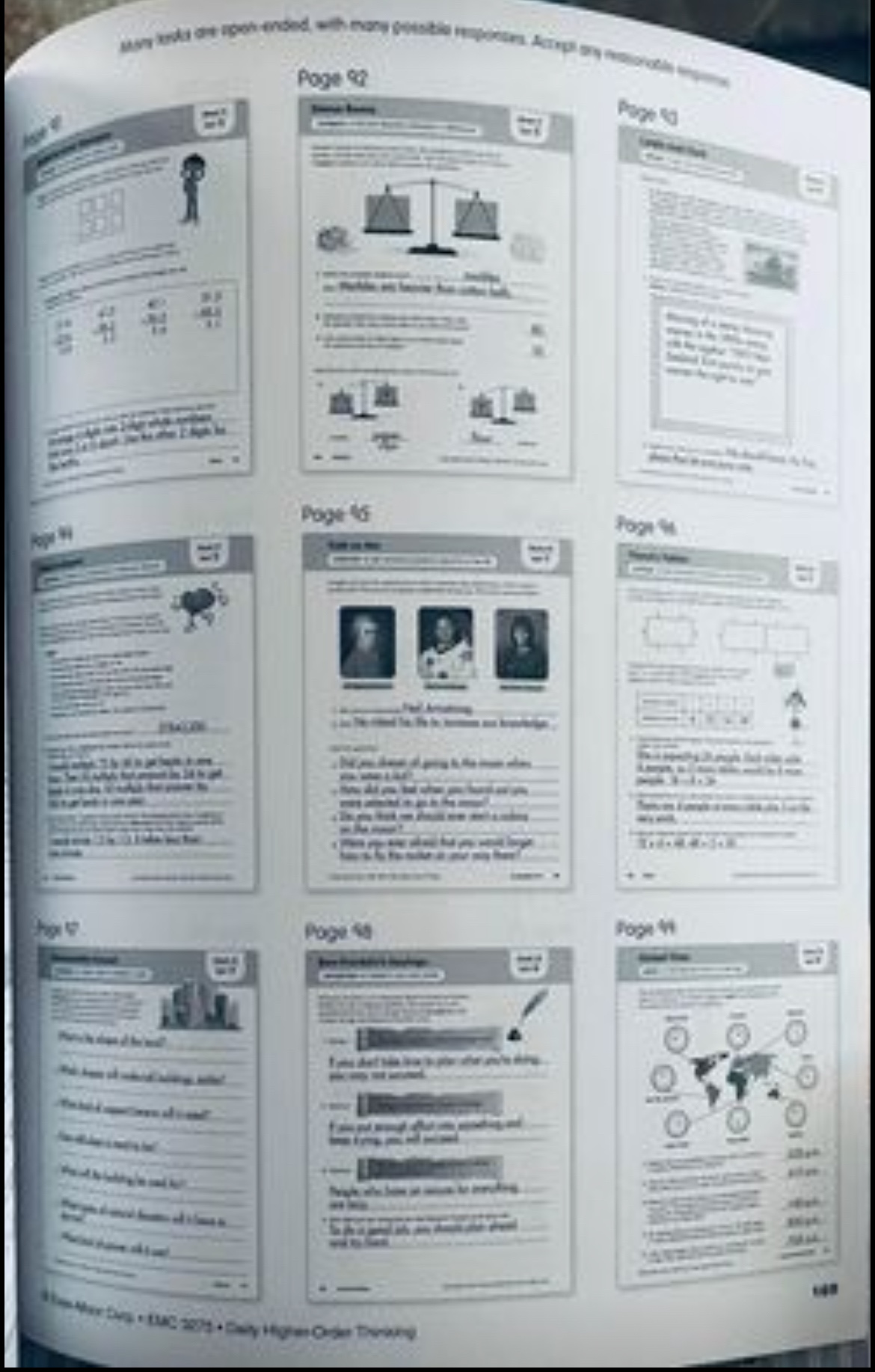 EVAN-MOOR: DAILY HIGHER ORDER THINKING (GR. 5) image indicator(9)