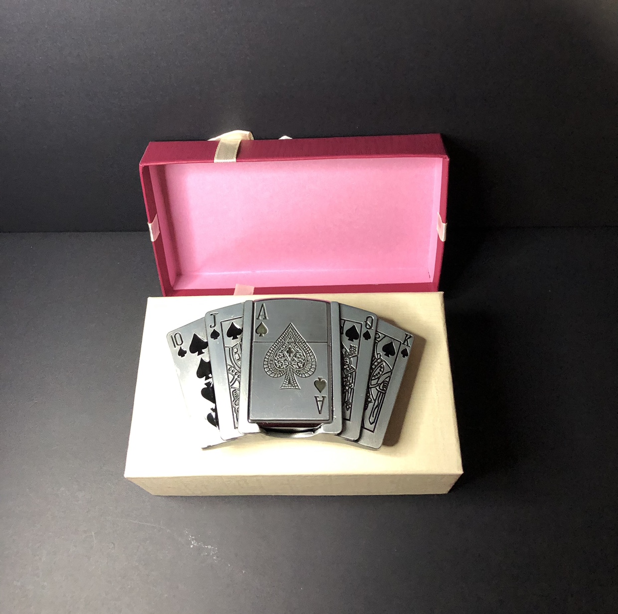 Royal Flush Lighter Belt buckle. Hidden stash collection - photo 2