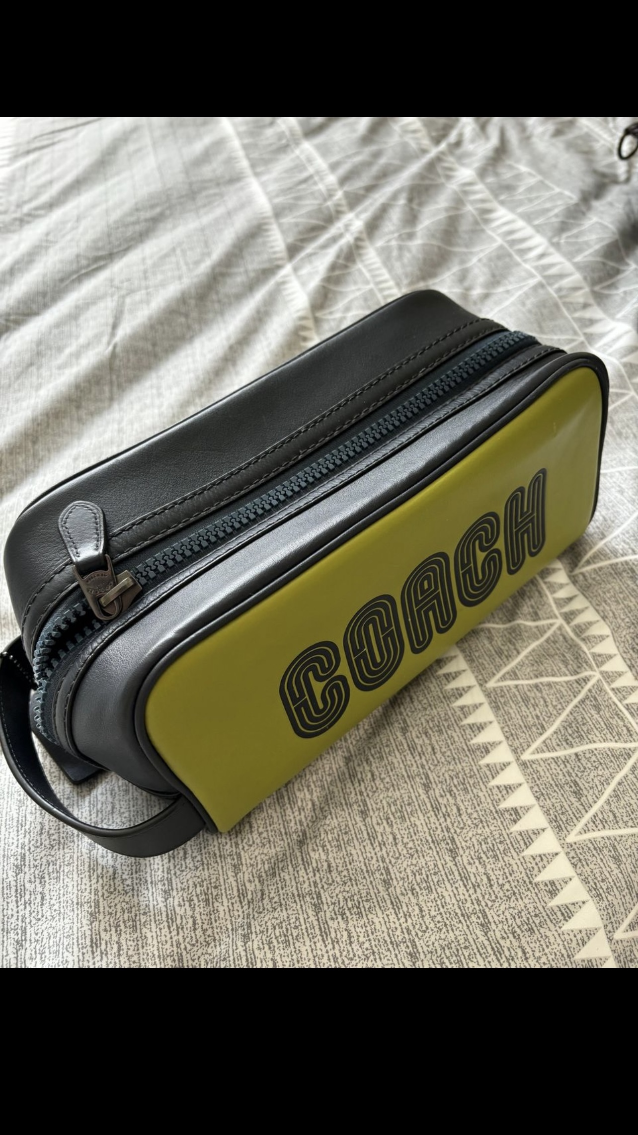 Coach Men's Large Leather Travel Kit Leather - photo 2