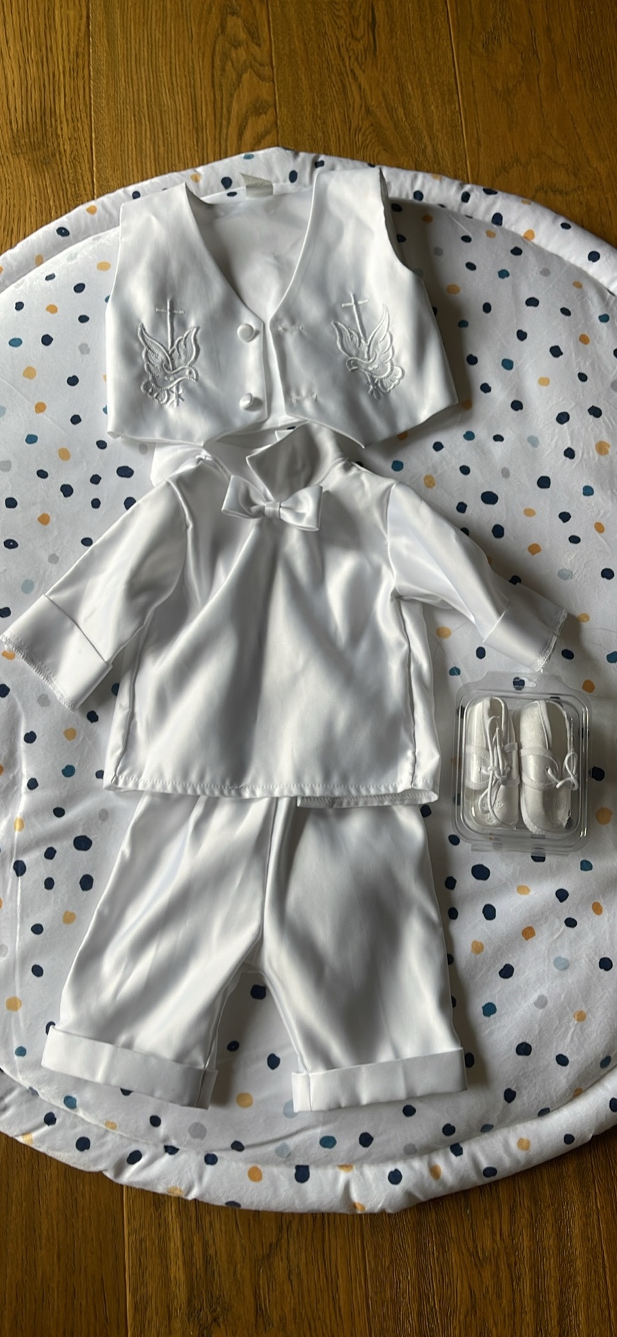 Baptism suit for baby boy