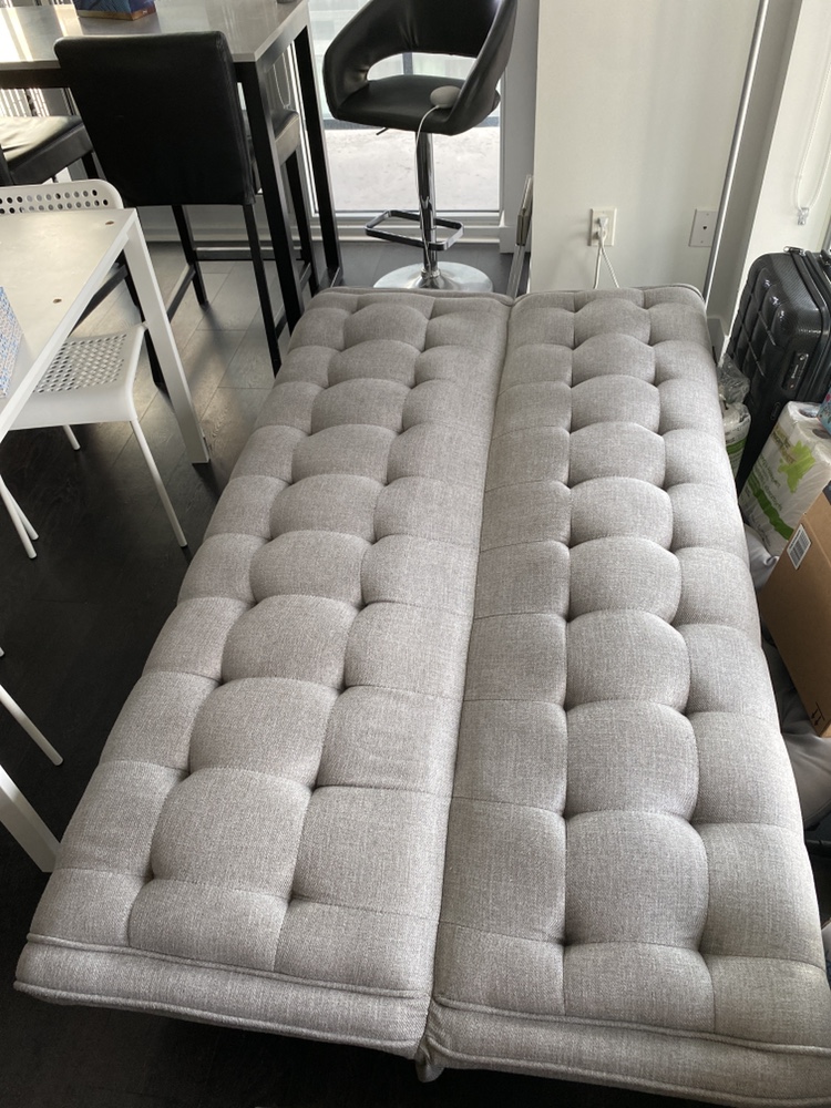 Structube Grey Futon Couch - photo 2