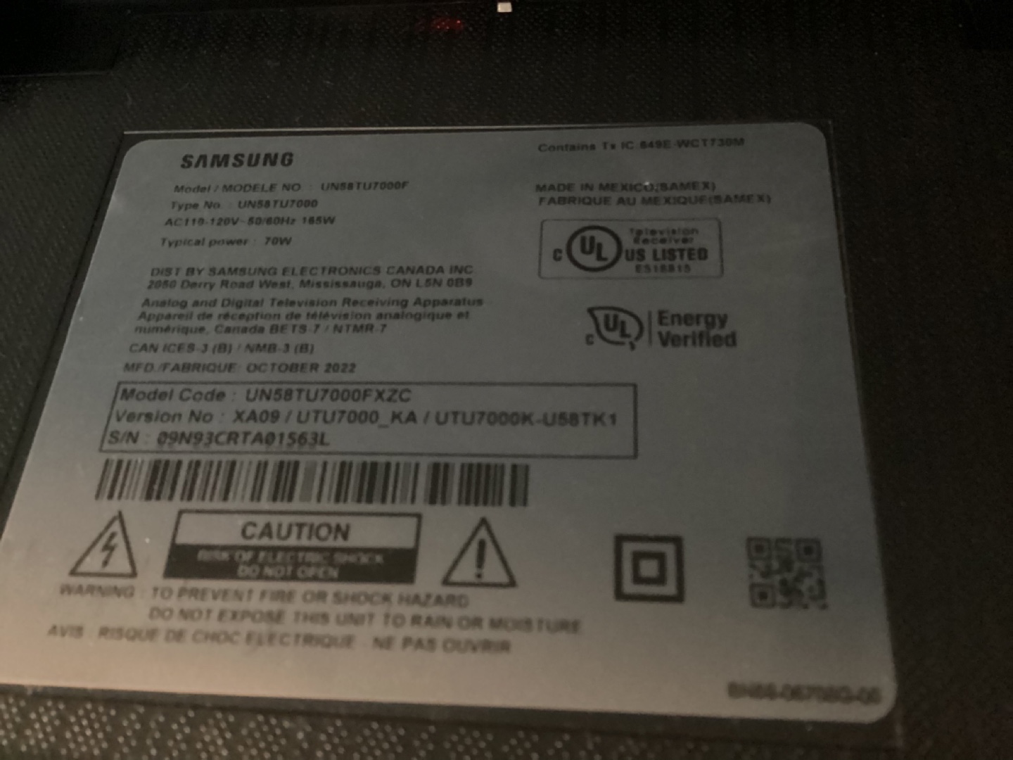 Samsung 58" Smart TV - photo 4