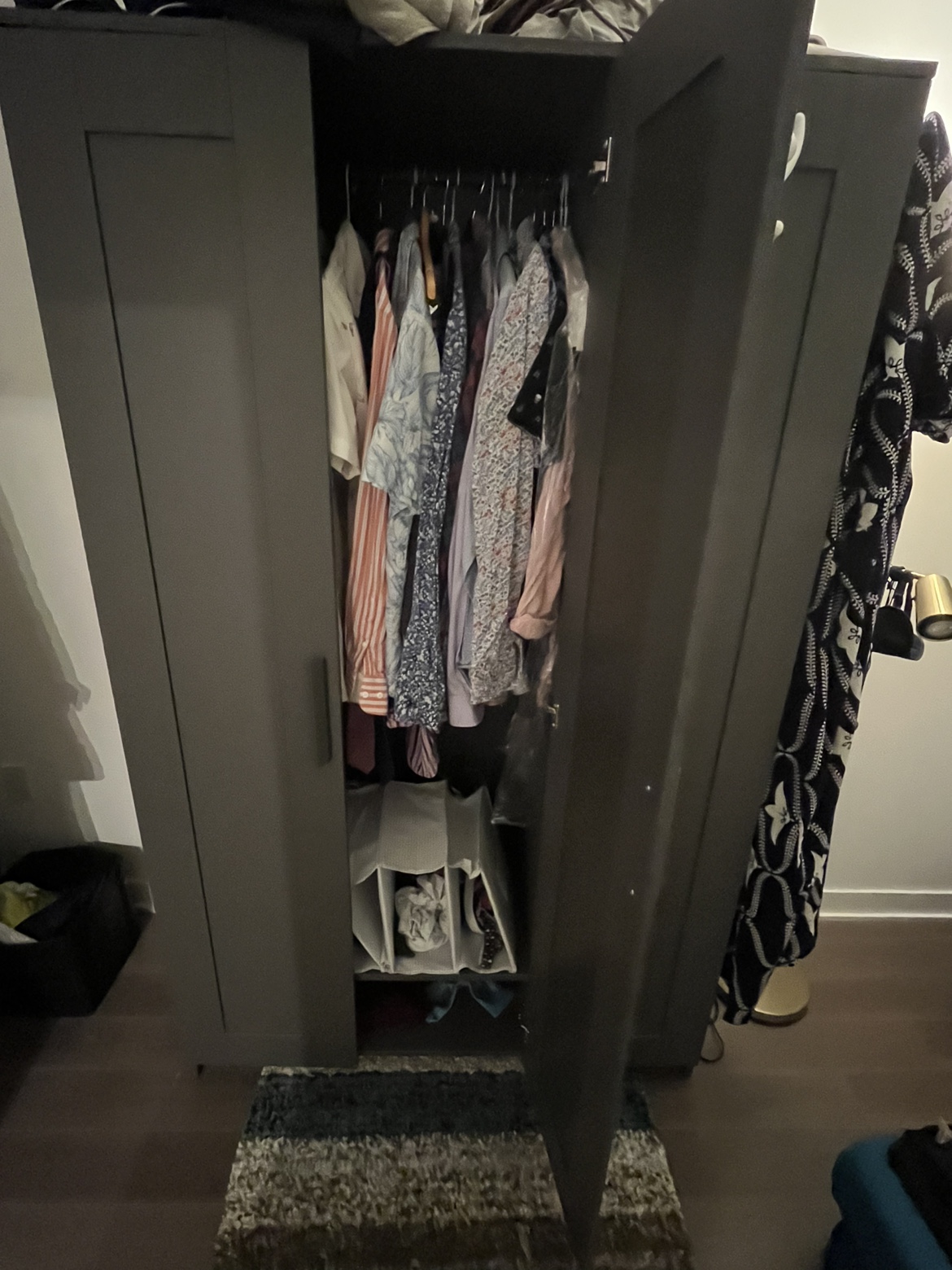 Three Door Wardrobe with Mirror - photo 3