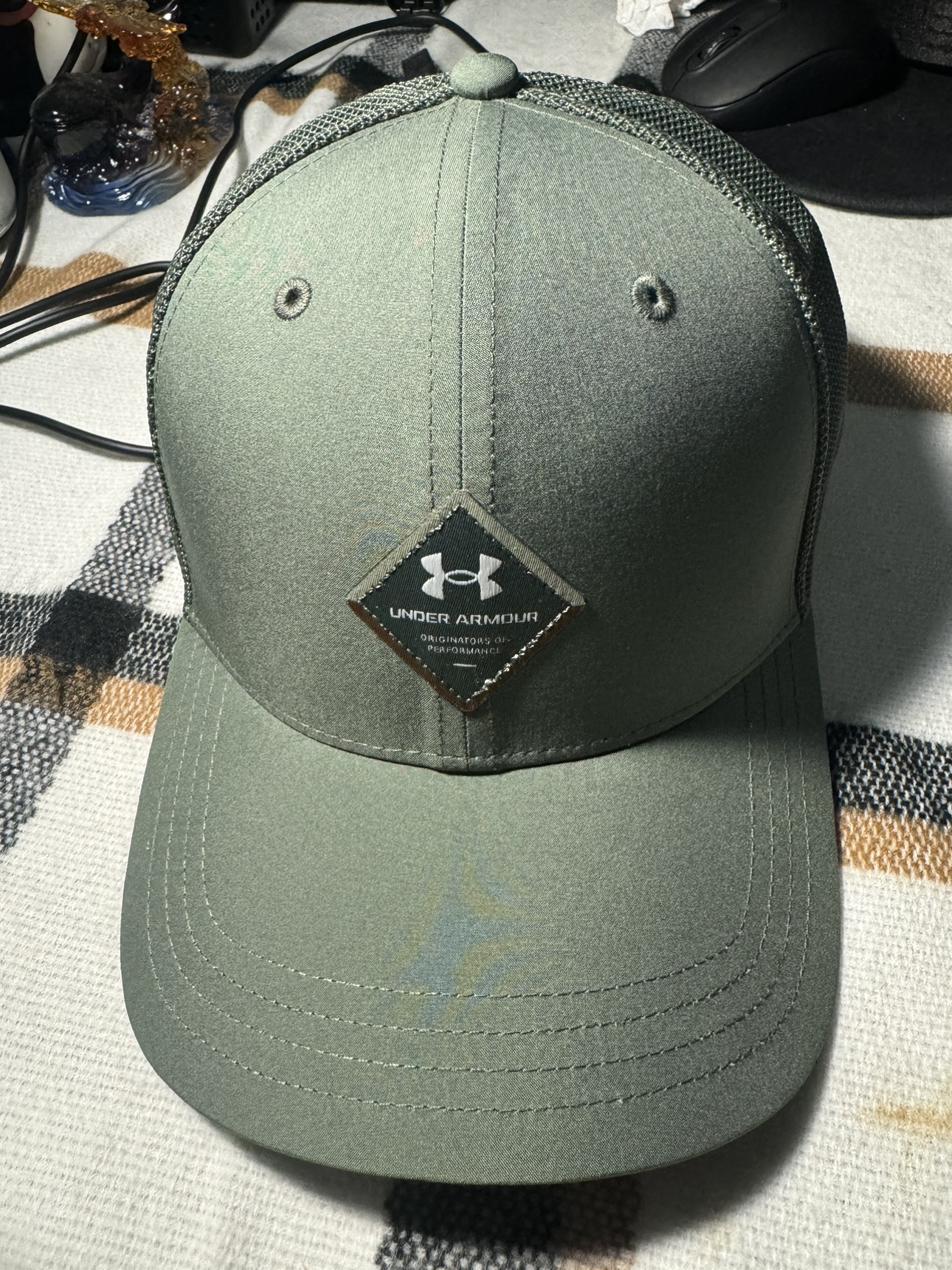 Under Armour Green Trucker Hat thumbnail