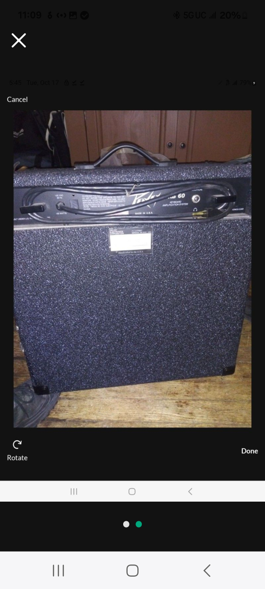 Peavey KB/A 60 (60 Watt) Acoustic Amplification System Amp - photo 2