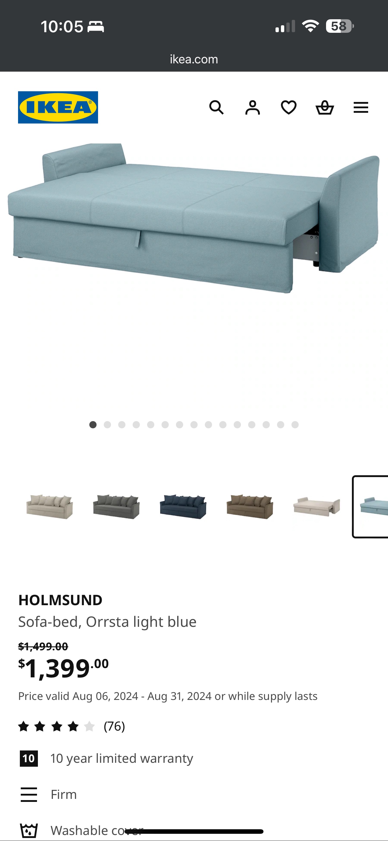 Sofa bed