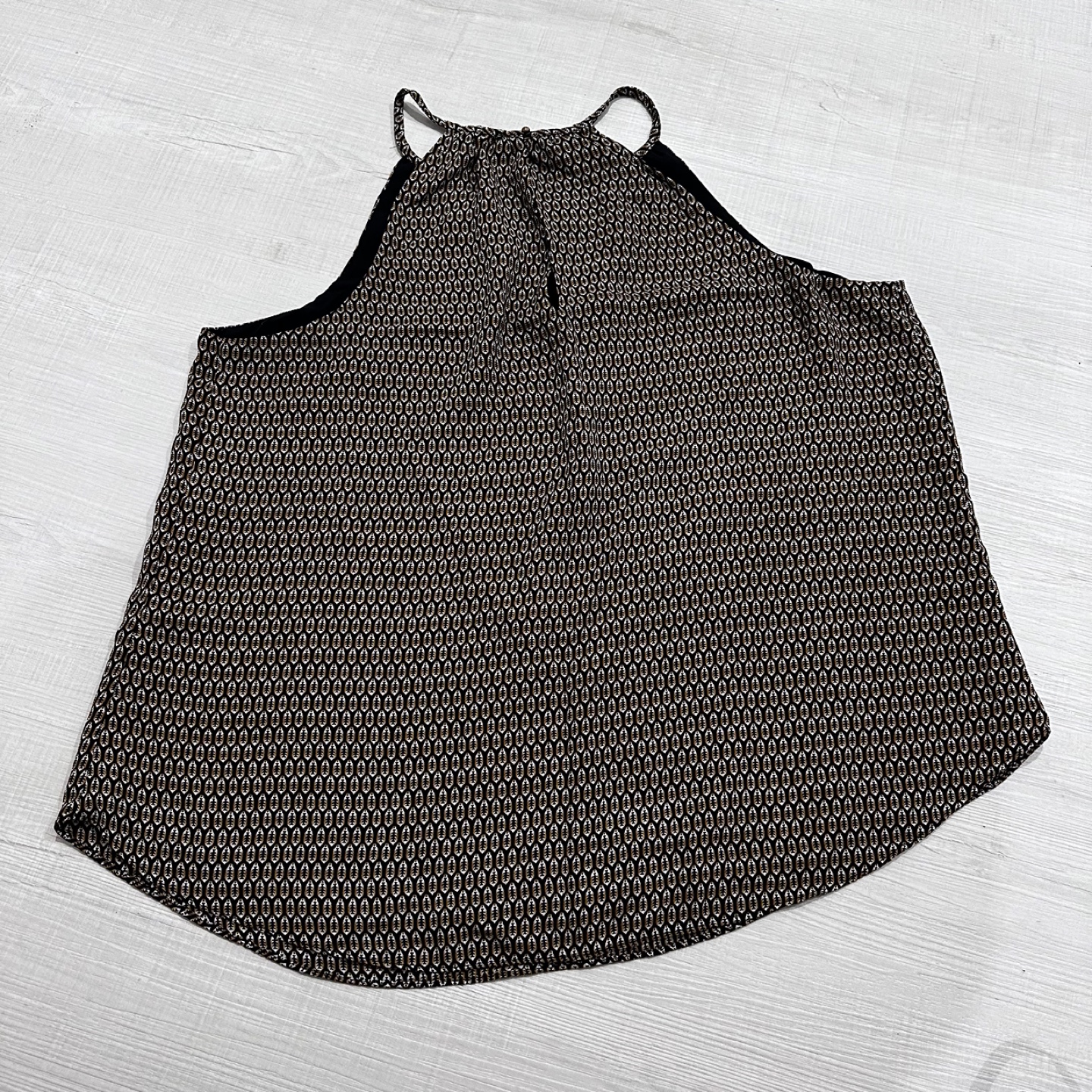 Black and Gold Patterned Top image indicator(2)