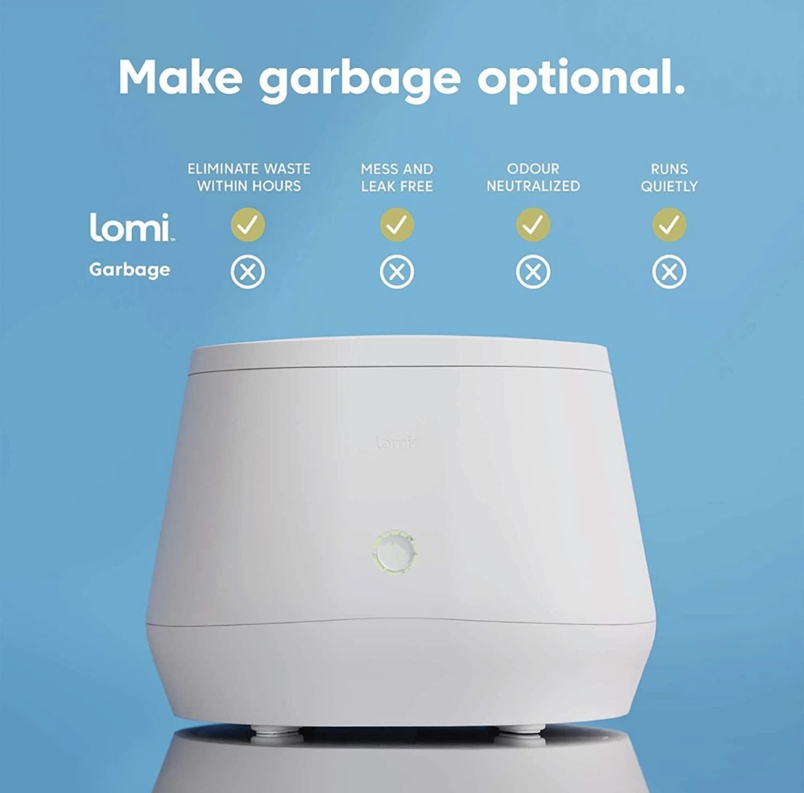 Home smart composter - LOMI 1 composter image indicator(6)