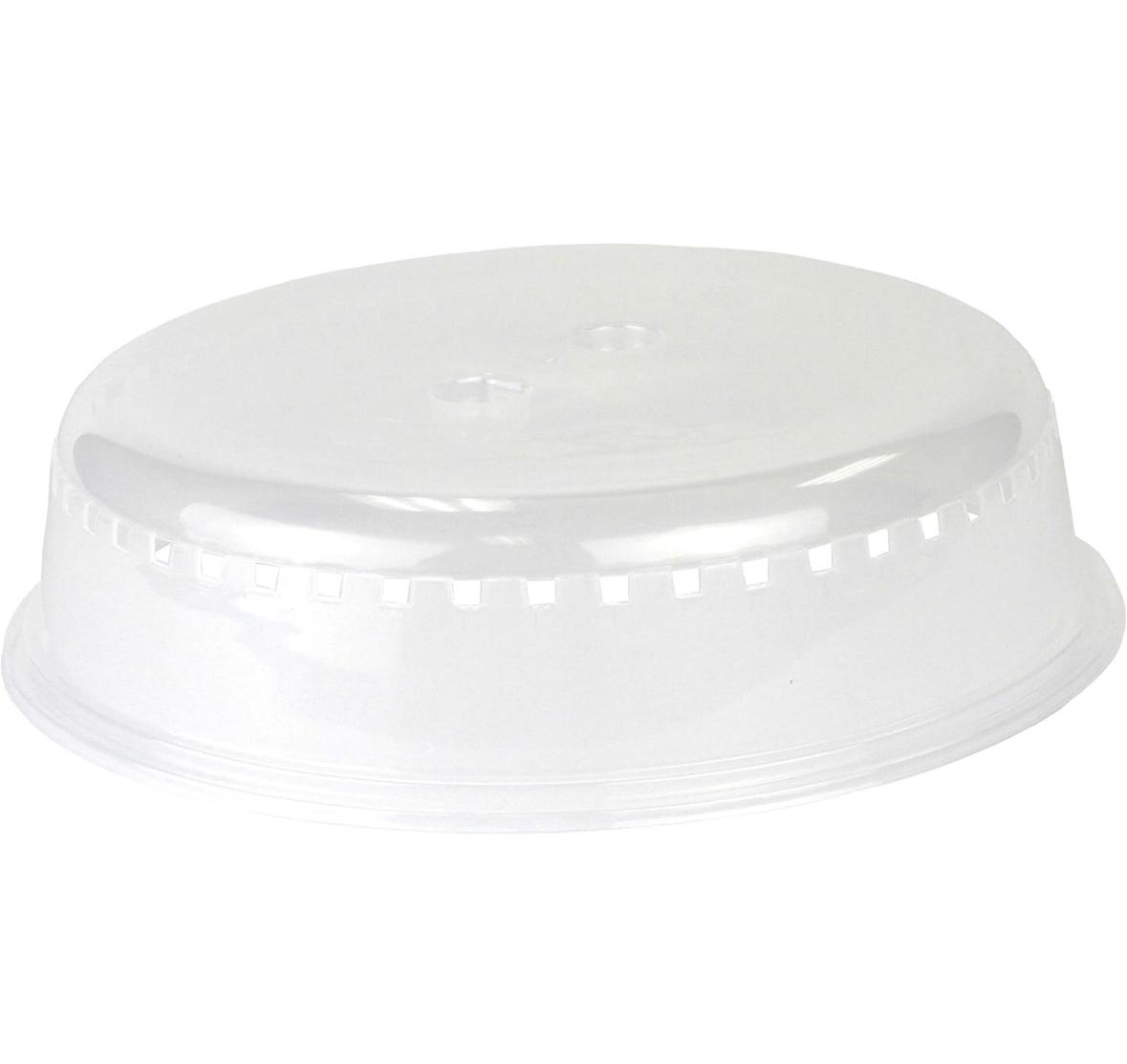 Chef Craft Classic Microwave Cover, 10 inches in Diameter, Clear image indicator(3)