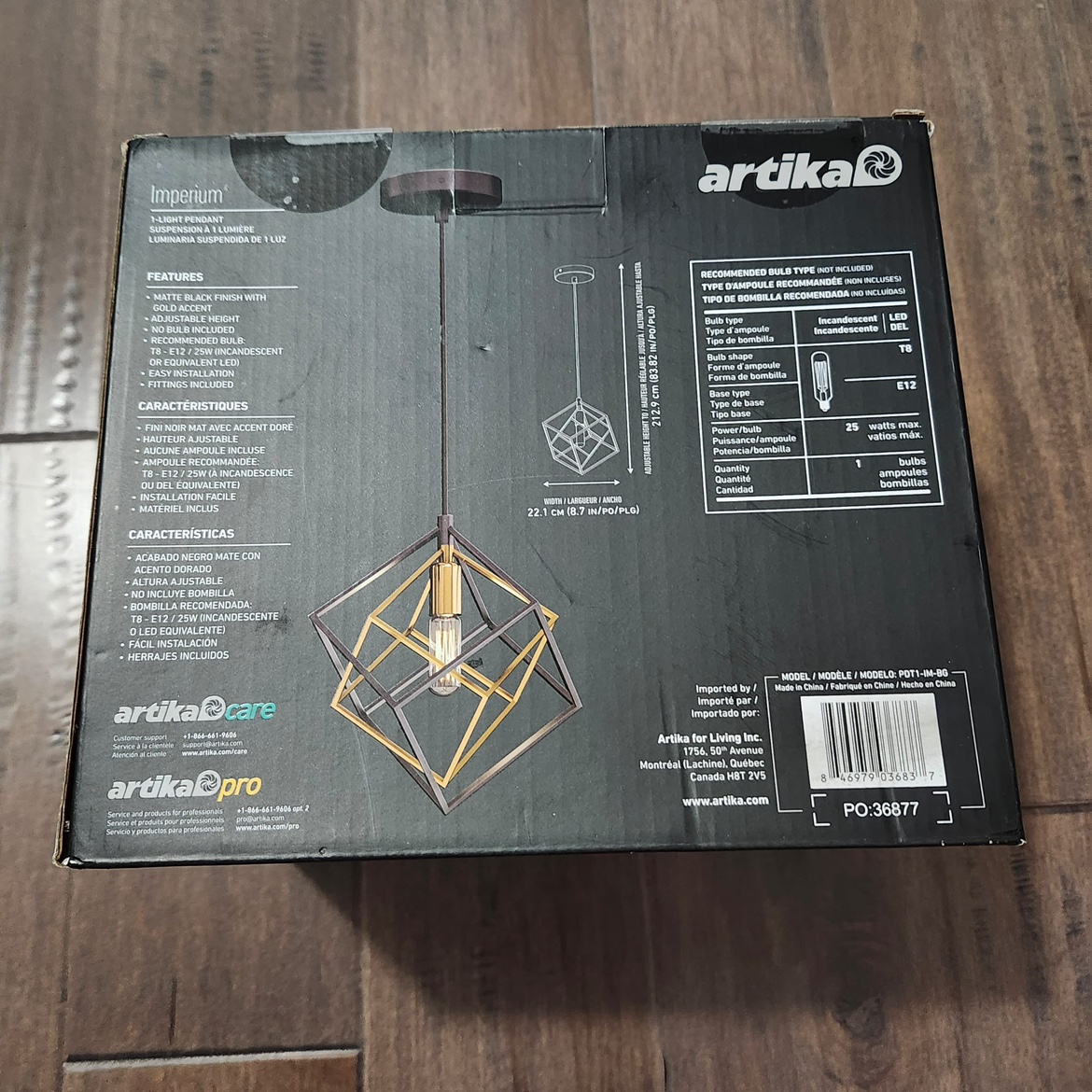 Artika Imperium Single Pendant Light image indicator(3)