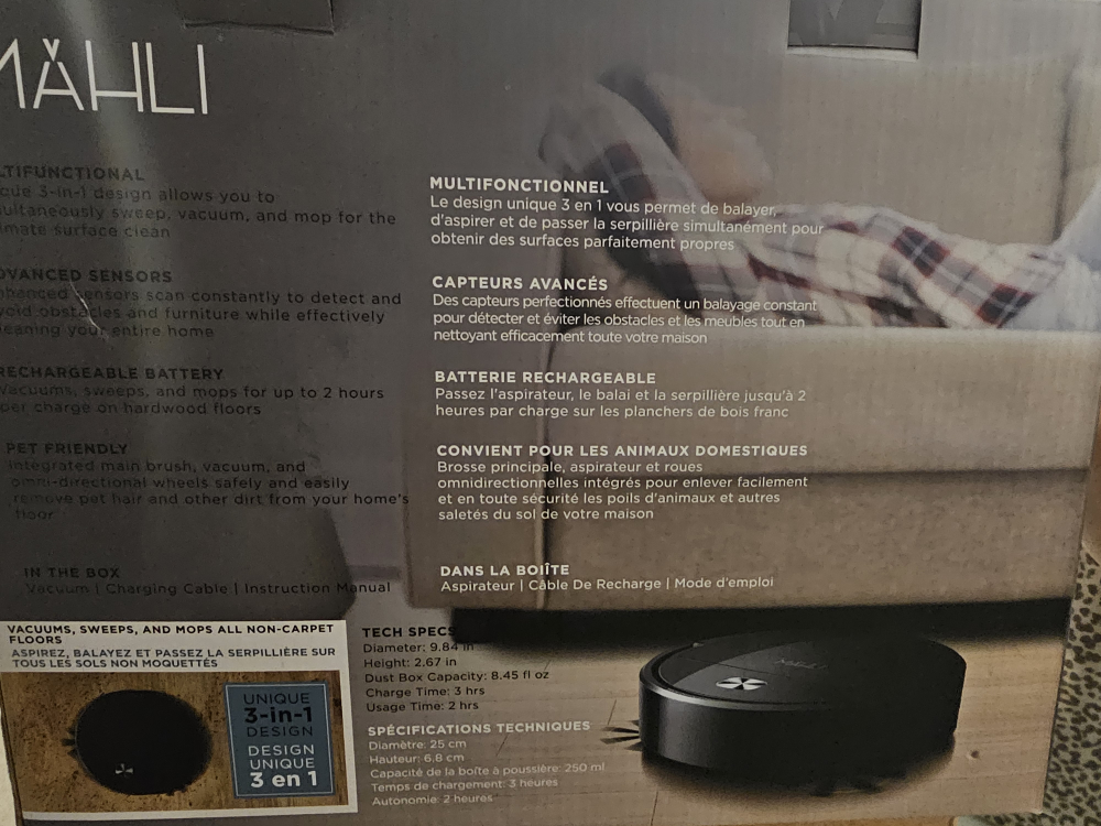 MÄHLI Robotic Vacuum Cleaner - photo 2