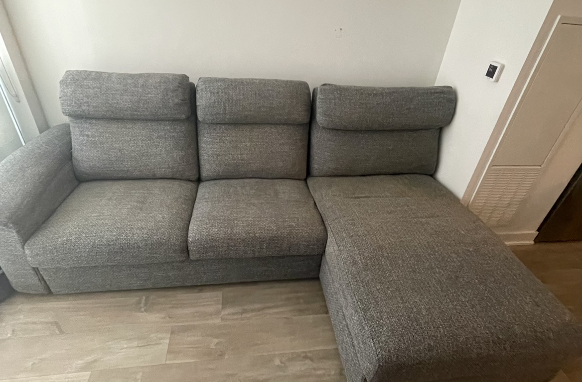 GREY IKEA COUCH - photo 2