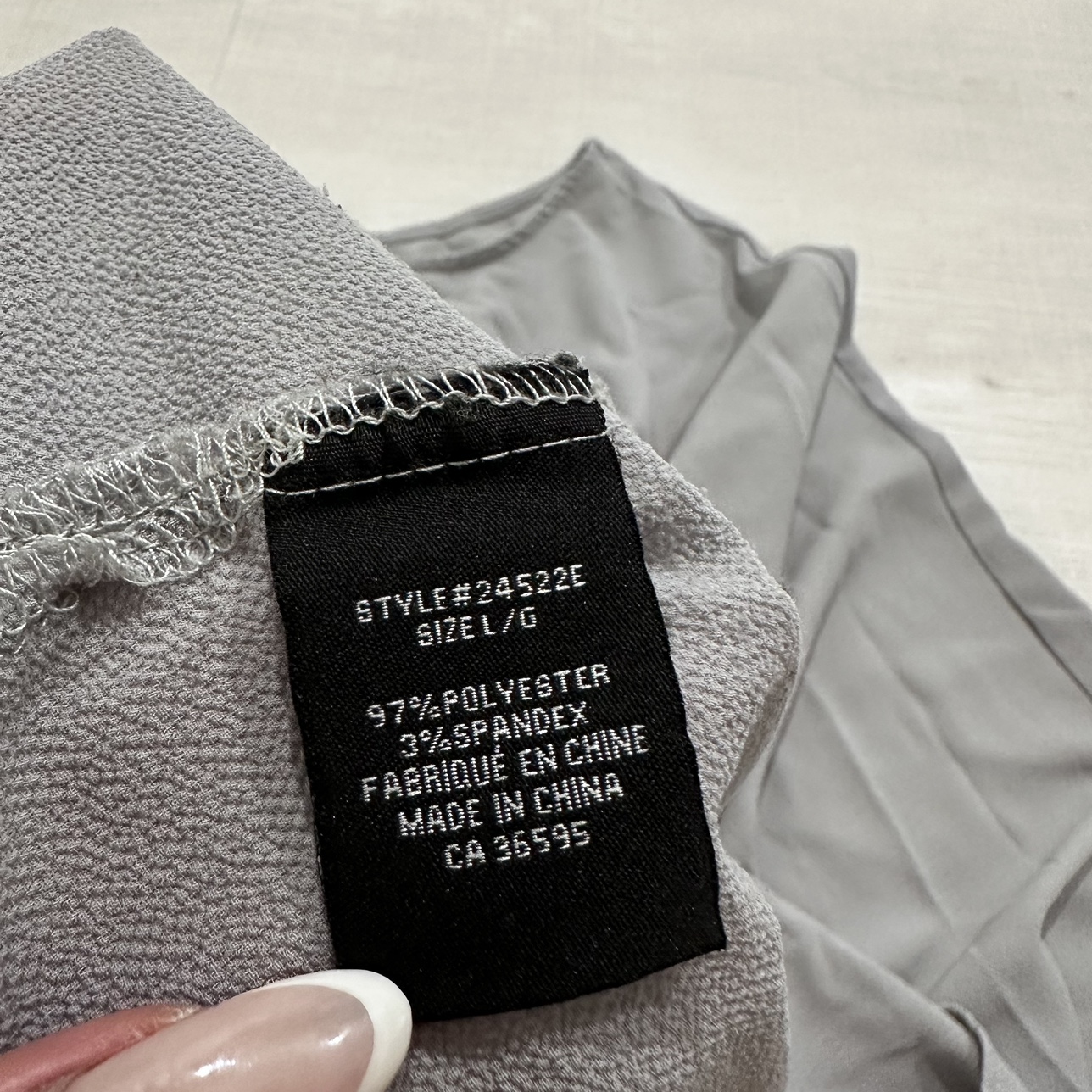 Grey Sleeveless Blouse image indicator(5)