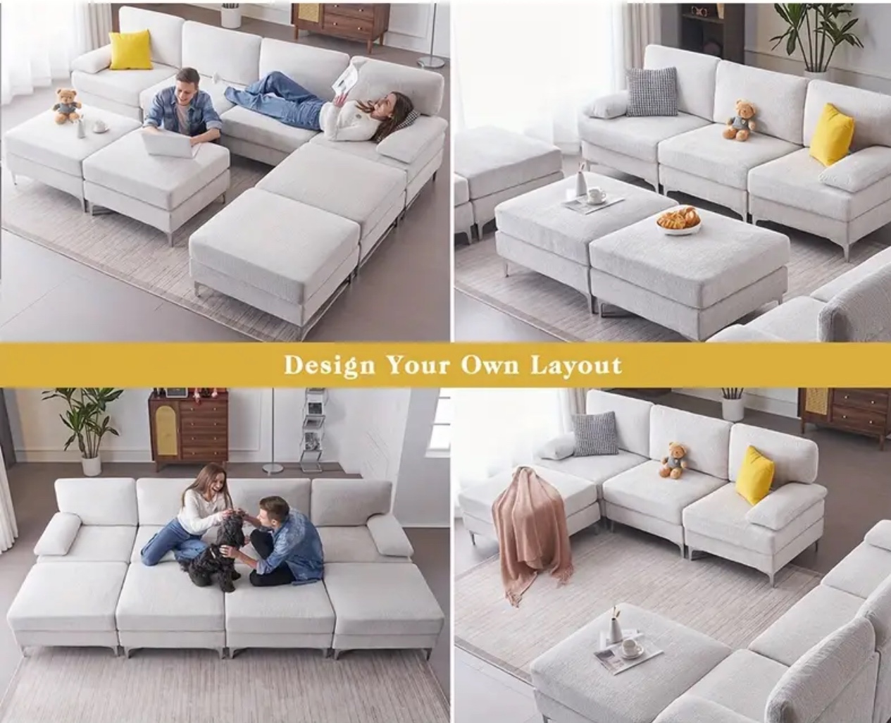 Sectional light grey - photo 5