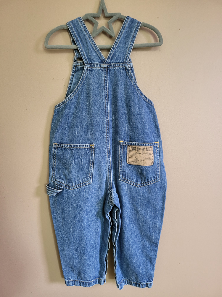 Vintage 90s Baby Disney & Pals Denim Overalls - photo 2