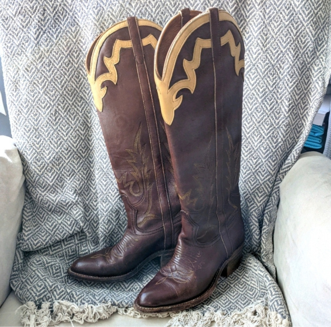 Boulet Tall Cowboy Boots