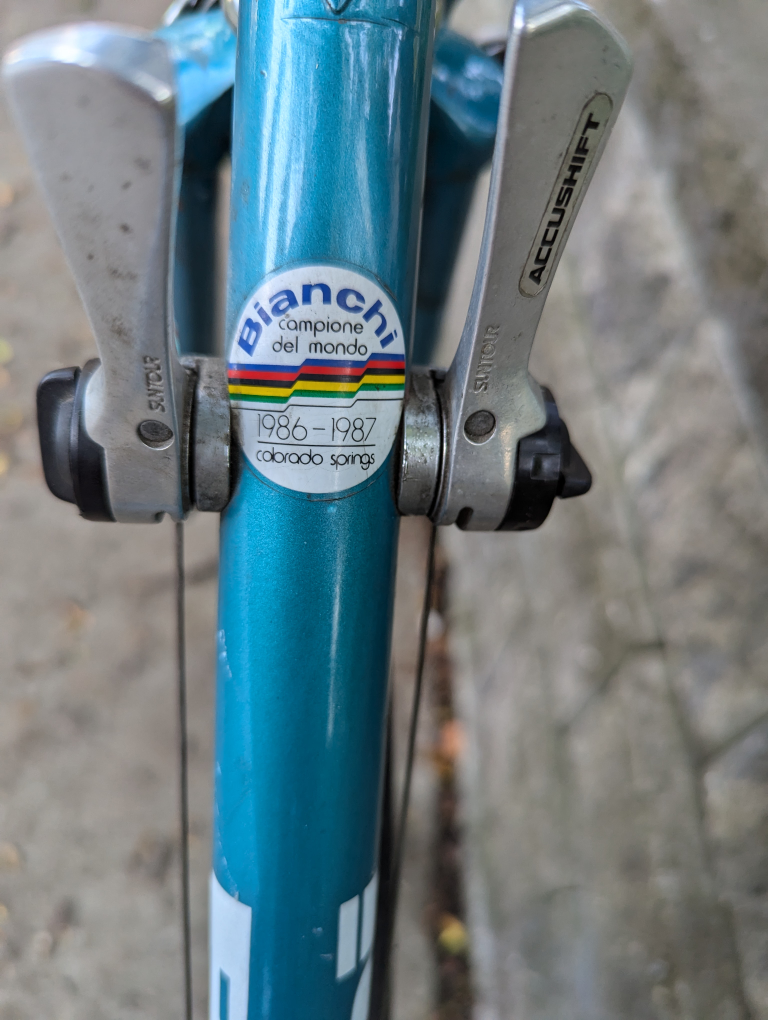 Bianchi Road Bike - Vintage Campione del Mondo 1986-87 Edition image indicator(2)