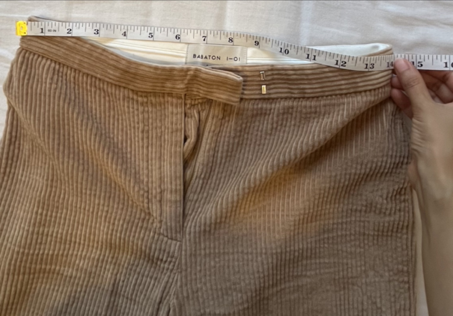Babaton Corduroy work pants Size 2 - photo 3