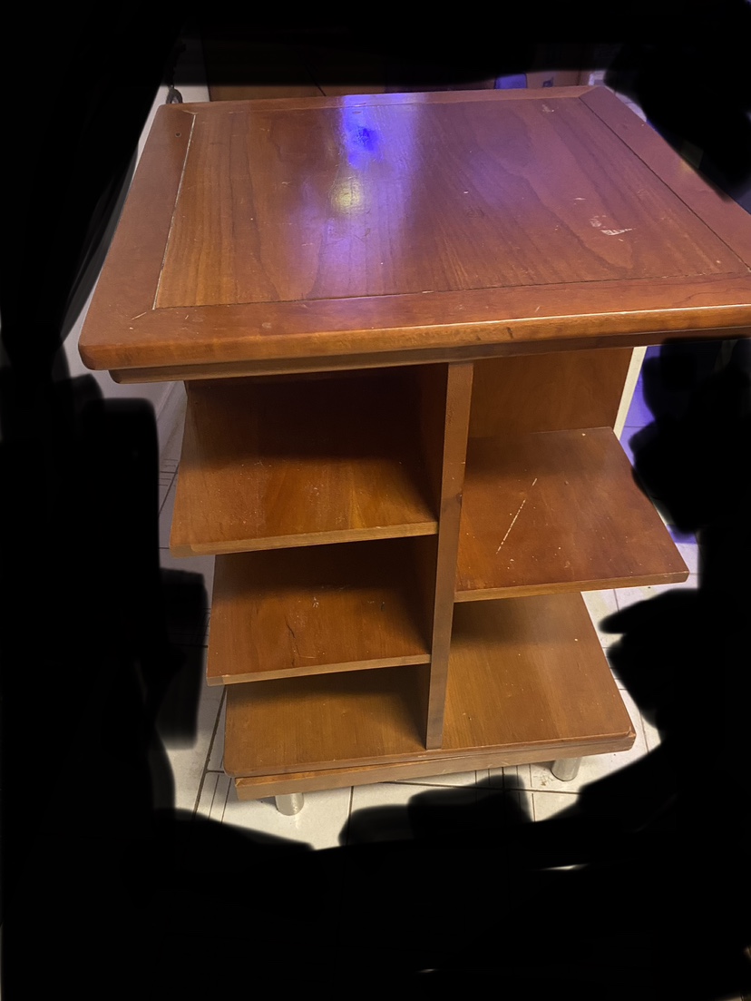 Rotating Side Table with shelves - photo 2