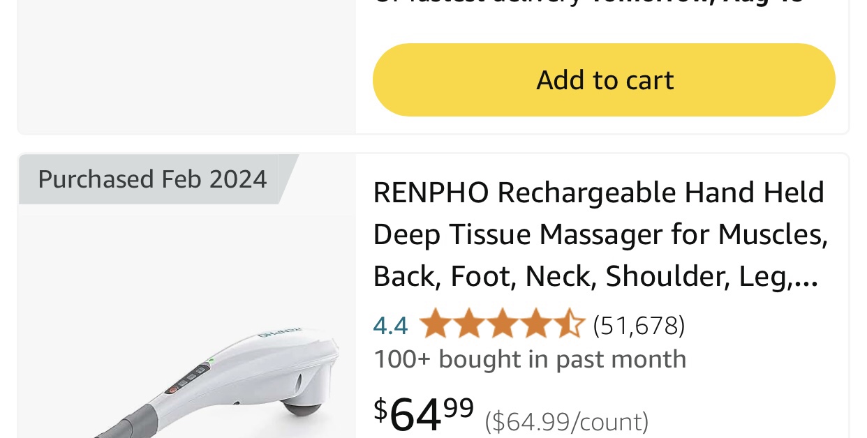 Cordless back and neck massager - photo 4